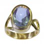 Riyo Blue Gold Plated Alexandrite CZ Ring pulchritudinous costume jewelry store
