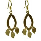 Riyo Plain Gold Plated plain Earring splendid contemporary gemstone jewellery GP