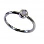 Riyo Rose Quartz Silver Personalised Jewellery Bridal Rings Sz 7 Srroq7-68026