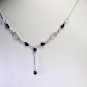 Riyo Garnet And Gemstone Jewellery Designer Silver Necklace L 16in Sngar-26014