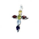 Riyo  Gemstone Silver Jewelry Casting Silver Pendants L 1.5in Spmul-52028