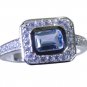 Riyo Blue  925 sterling silver Blue Topaz  Ring bewitching buy handmade jewelry