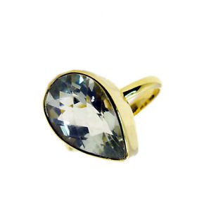 Green Amethyst Gold Plated Designs Mothers Ring