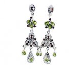 Riyo   Gemstone 925 Solid Sterling Silver Fashion Earring L 3in Semul-52012
