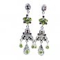 Riyo Gemstone 925 Solid Sterling Silver Fashion Earring L 3in Semul-52012