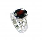 Riyo Garnet Heavy Silver Jewellery Silver Ring Wholesale Sz 7 Srgar7-26215
