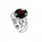 Riyo Garnet Heavy Silver Jewellery Silver Ring Wholesale Sz 7 Srgar7-26215