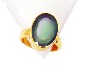 Riyo Green Onyx Gold Plated Jewelry Set Mothers Ring Sz 5 Gprgon5-30005