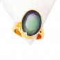 Riyo Green Onyx Gold Plated Jewelry Set Mothers Ring Sz 5 Gprgon5-30005