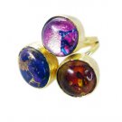 Riyo  Turquoise 18-Kt Gold Plated Class Ring Sz 5 Gprmul5-52001
