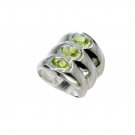Riyo Peridot Silver Jewelry Online Shopping Gimmal Ring Sz 6 Srper6-58047