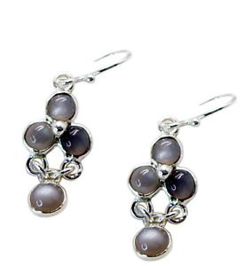 Riyo Labradorite Twisted Silver Jewelry Dangle Earrings L 1.2in Selab-42006