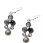 Riyo Labradorite Twisted Silver Jewelry Dangle Earrings L 1.2in Selab-42006