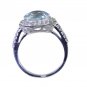 Riyo Blue  925 sterling silver Blue Topaz  Ring exquisite beautiful handmade jew
