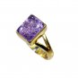 Riyo Sunstone 18kt Y Gold Plating Signet Ring Jewelry Sz 6 Gprsun6-78030