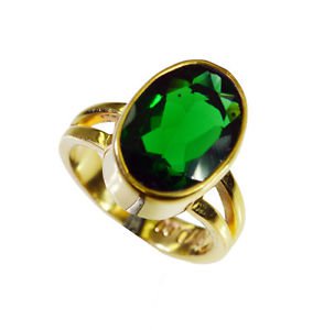Riyo Emerald Cz 18kt Y Gold Plating Friendship Ring Sz 6 Gpremcz6-96074
