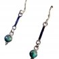Riyo Turquoise Silver Elegance Jewelry Gemstone L 2.5in Setur-82040