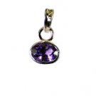Riyo Amethyst Silver Jewelry Parties Pluto Pendant L 0.5in Spame-2112