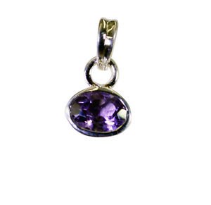 Riyo Amethyst Silver Jewelry Parties Pluto Pendant L 0.5in Spame-2112