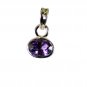 Riyo Amethyst Silver Jewelry Parties Pluto Pendant L 0.5in Spame-2112