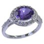 Riyo Purple 925 sterling silver Amethyst Ring presentable online handmade jewelr