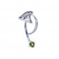 Riyo Peridot Stirling Silver Jewellery Hoop Pendant L 1.5in Spper-58042