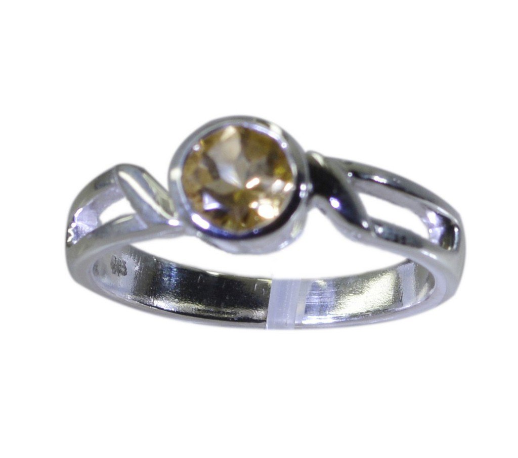 Riyo Yellow 925 sterling silver Citrine  Ring delicate cheapest jewelry store SR
