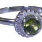 Riyo Green 925 sterling silver Peridot Ring seemly gemstone jewellery online SRP