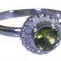 Riyo Green 925 sterling silver Peridot Ring seemly gemstone jewellery online SRP