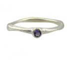 Riyo Purple Amethyst 925 Solid Sterling Silver Embellished Ring Srame55-2183