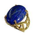 Riyo Lapis Lazuli Indian Gold Plate Beautiful Ring Sz 6 Gprlla6-44090