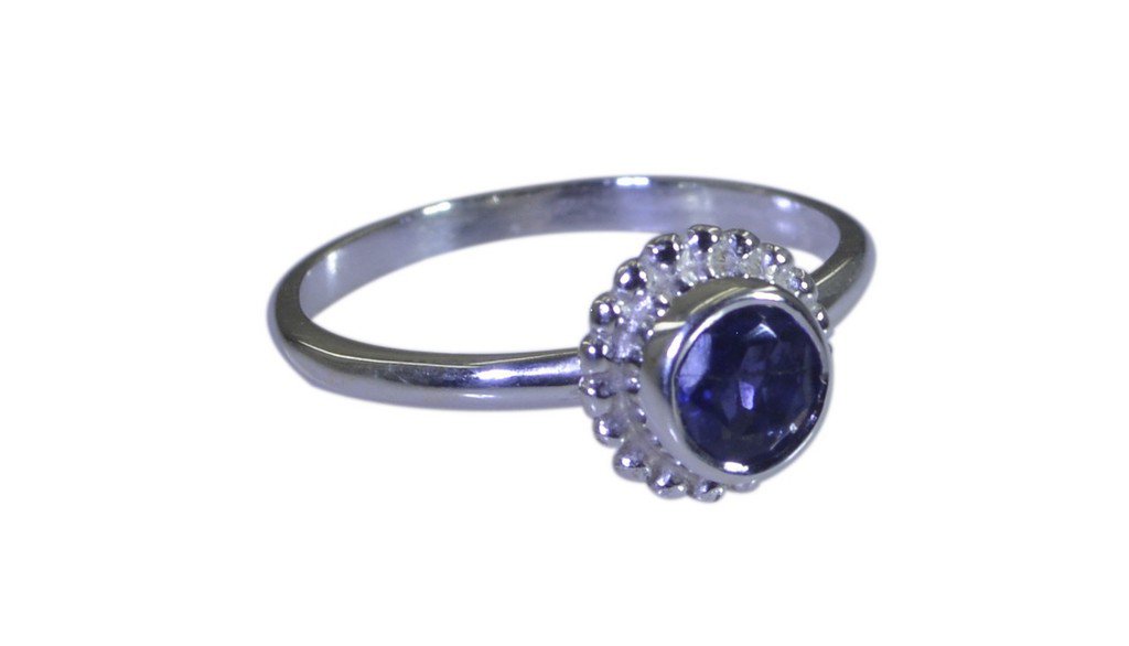 Riyo Purple 925 sterling silver Amethyst Ring likely large gemstone jewelry SRAM