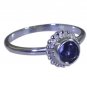 Riyo Purple 925 sterling silver Amethyst Ring likely large gemstone jewelry SRAM