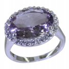 Riyo Purple 925 sterling silver Amethyst Ring chocolate-box online jewelry store