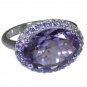 Riyo Purple 925 sterling silver Amethyst Ring chocolate-box online jewelry store