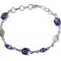 Riyo Purple 925 sterling silver Amethyst Bracelet well-favoured handmade fine je