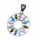 Riyo Gemstone Silver Jewelry Companies Twist Pendants L 1.5in Spmul-52032