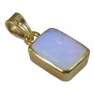 Riyo Purple Gold Plated Fire Opal CZ Pendant chocolate-box unique handmade jewel