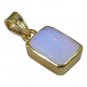 Riyo Purple Gold Plated Fire Opal CZ Pendant chocolate-box unique handmade jewel