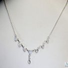 Riyo Rainbow  Artisan Jewelry Silver Choker Necklace L 16in Snrmo-64008