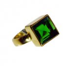 Emerald Cz Gold Plated Sets Beautiful Ring