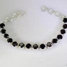 Riyo Garnet Cheap Jewelry Silver Cuff Bracelet L 7.5in Sbragar-26031