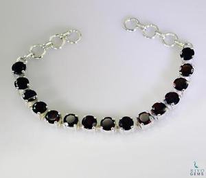 Riyo Garnet Cheap Jewelry Silver Cuff Bracelet L 7.5in Sbragar-26031