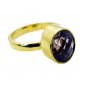 Riyo Amethyst Fine Gold Plated Friendship Ring Sz 9 Gprame9-2059