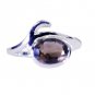 Riyo Smoky Quartz Simple Silver Jewelry Design Your Own Silver Ring Sz 6 Srsqu6-