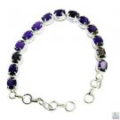 Riyo Amethyst Best Jewelry Girls Silver Bracelet L 7.5in Sbraame-2012