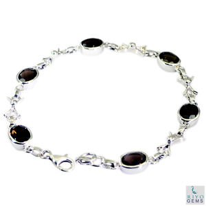 Riyo Smoky Quartz Fair Trade Jewelry Ethenic Bracelet Bangle L 7.5in Sbrasqu-760