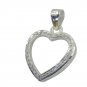 Riyo CZ925 Solid Sterling Silver Dainty Pendant L 0.7in Spwhcz-110033