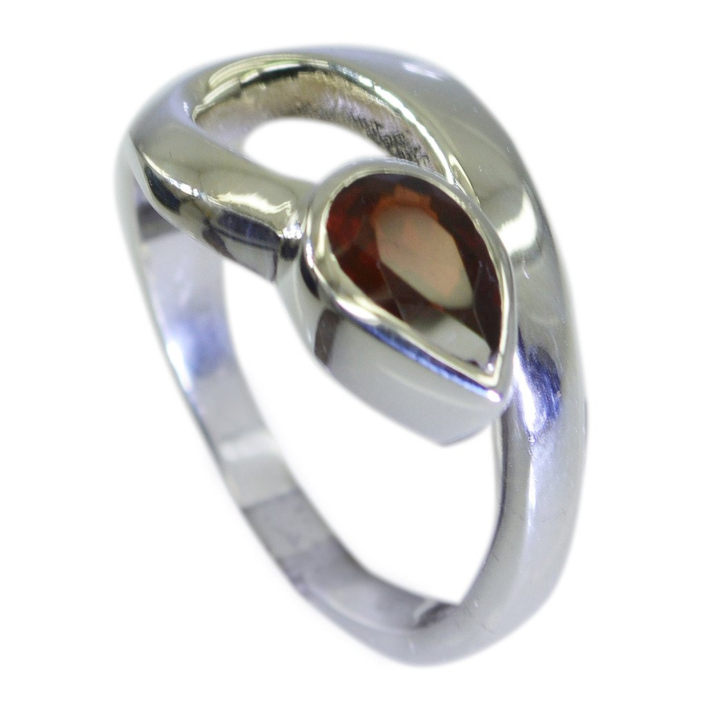 Riyo Garnet 0.925 Sterling Silver Finger Armor Ring Jewelry Sz 7 Srgar7-26081