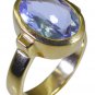 Riyo Blue Gold Plated Alexandrite CZ Ring good-looking costume gemstone jewelry
